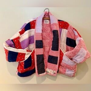 Handmade Women’s “Picnic” Patchwork Quilted Jacket